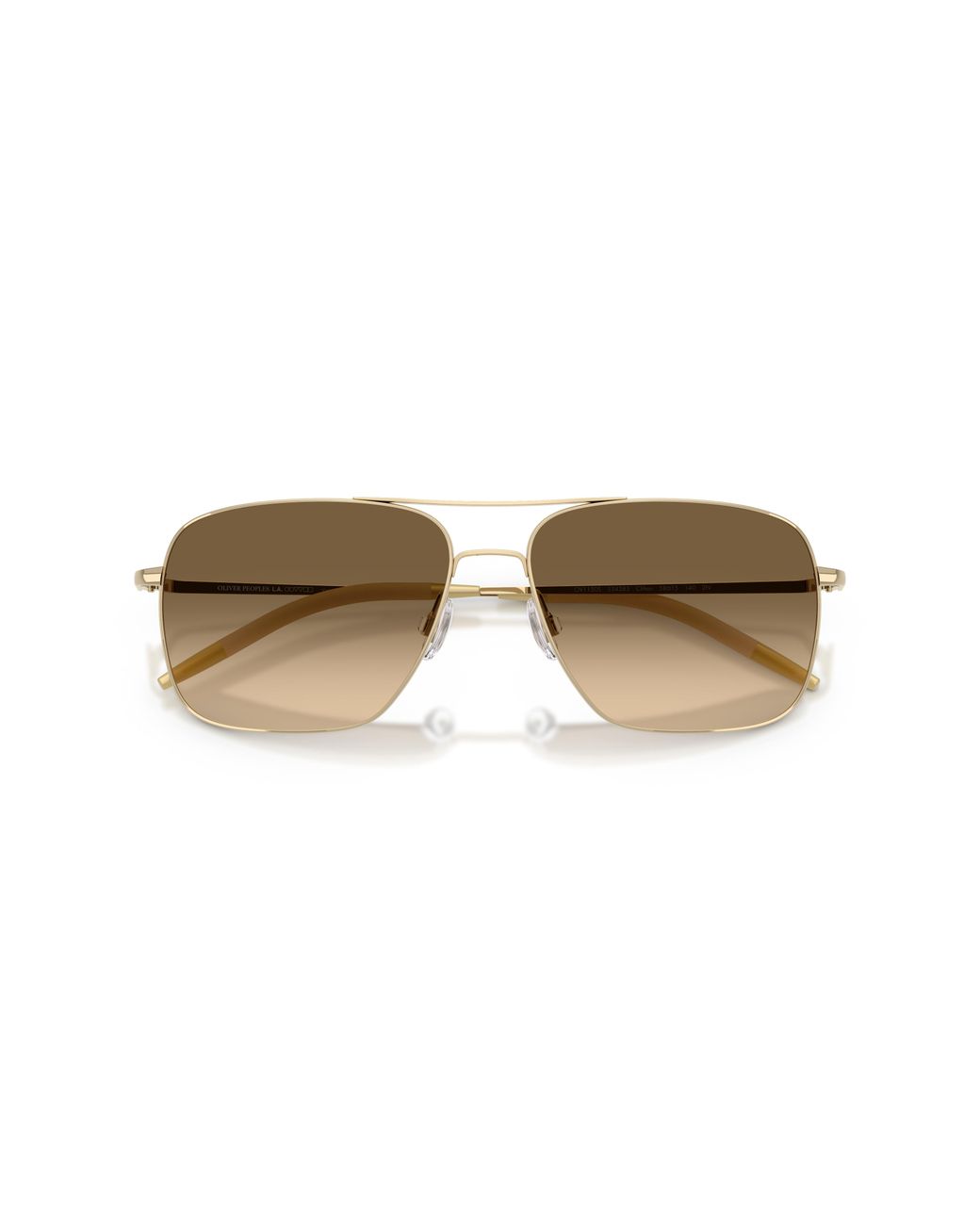 Oliver Peoples Black Ov1150S Clifton 534385 Sunglasses Metal Squared Normal for men
