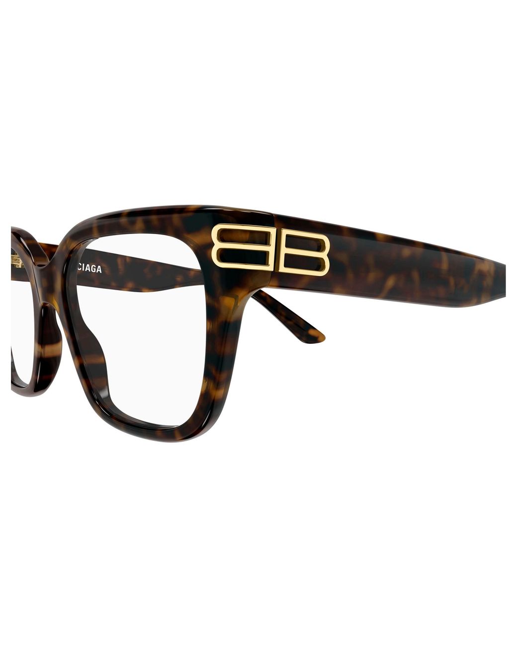 Balenciaga Black Bb0437O 007 Optical Frames Acetate Transparent Squared