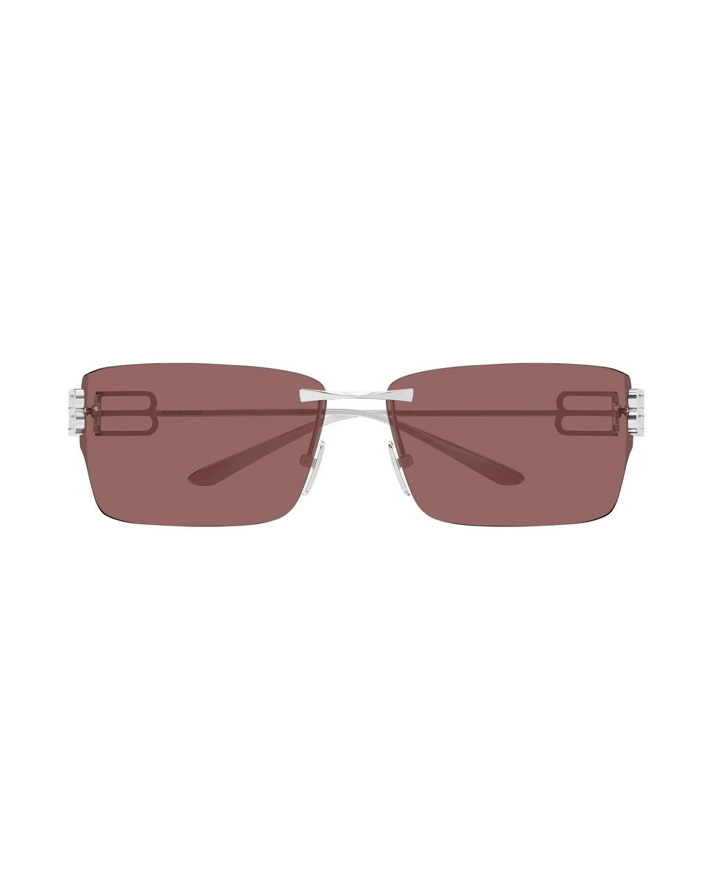 Balenciaga Black Bb0485Sa 004 Sunglasses Metal Squared