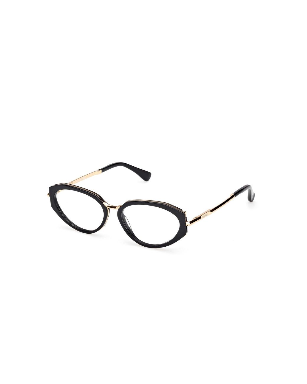 Max Mara Black Mm5185 001 Optical Frames Acetate Cat Eye Normal