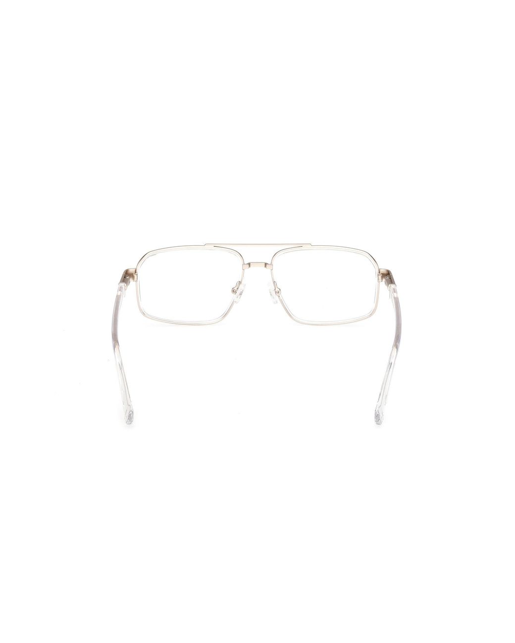 Guess Black Gu50372 026 Optical Frames Metal Squared Normal for men