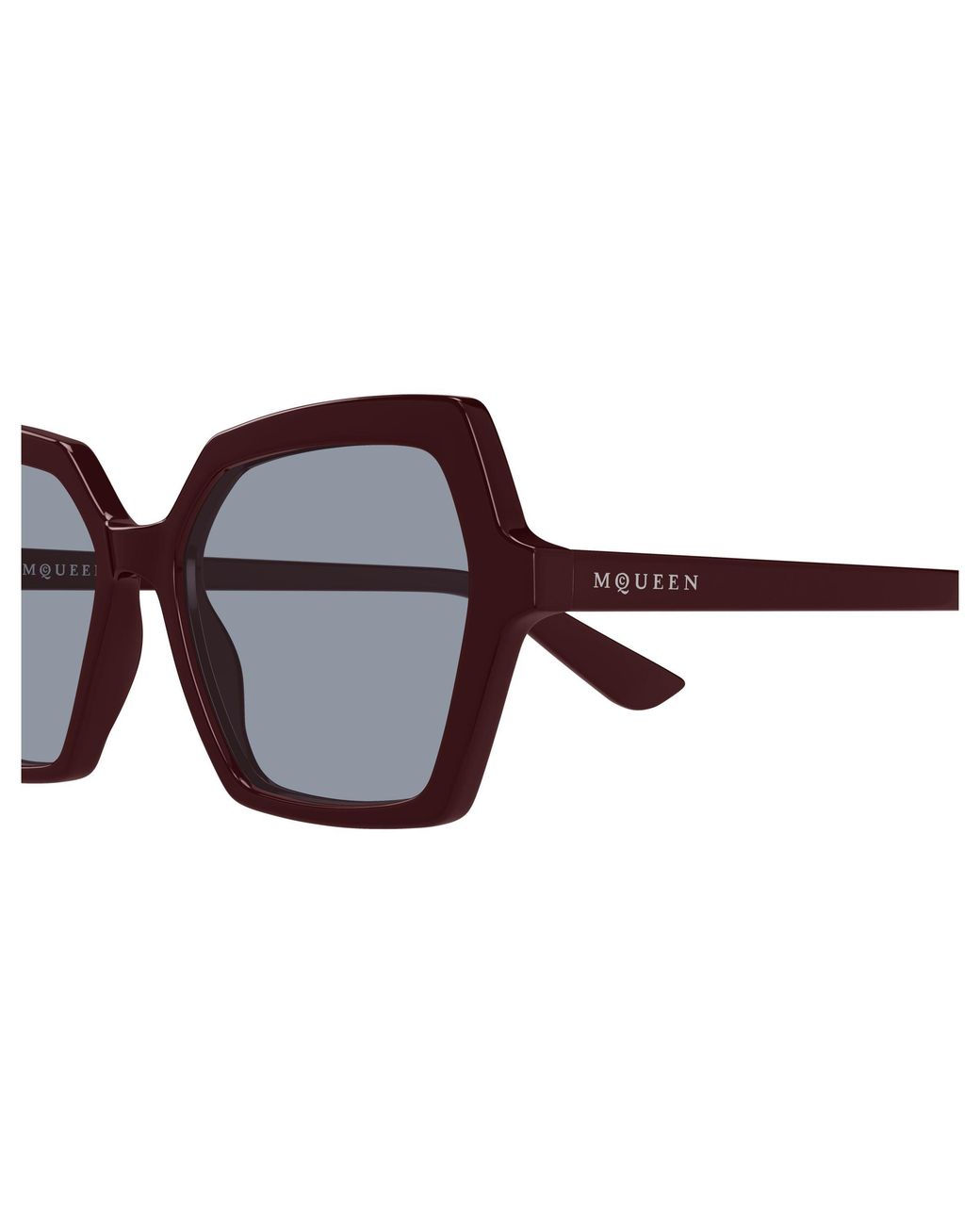 McQueen Black Am0537S 004 Sunglasses Acetate Light Geometric
