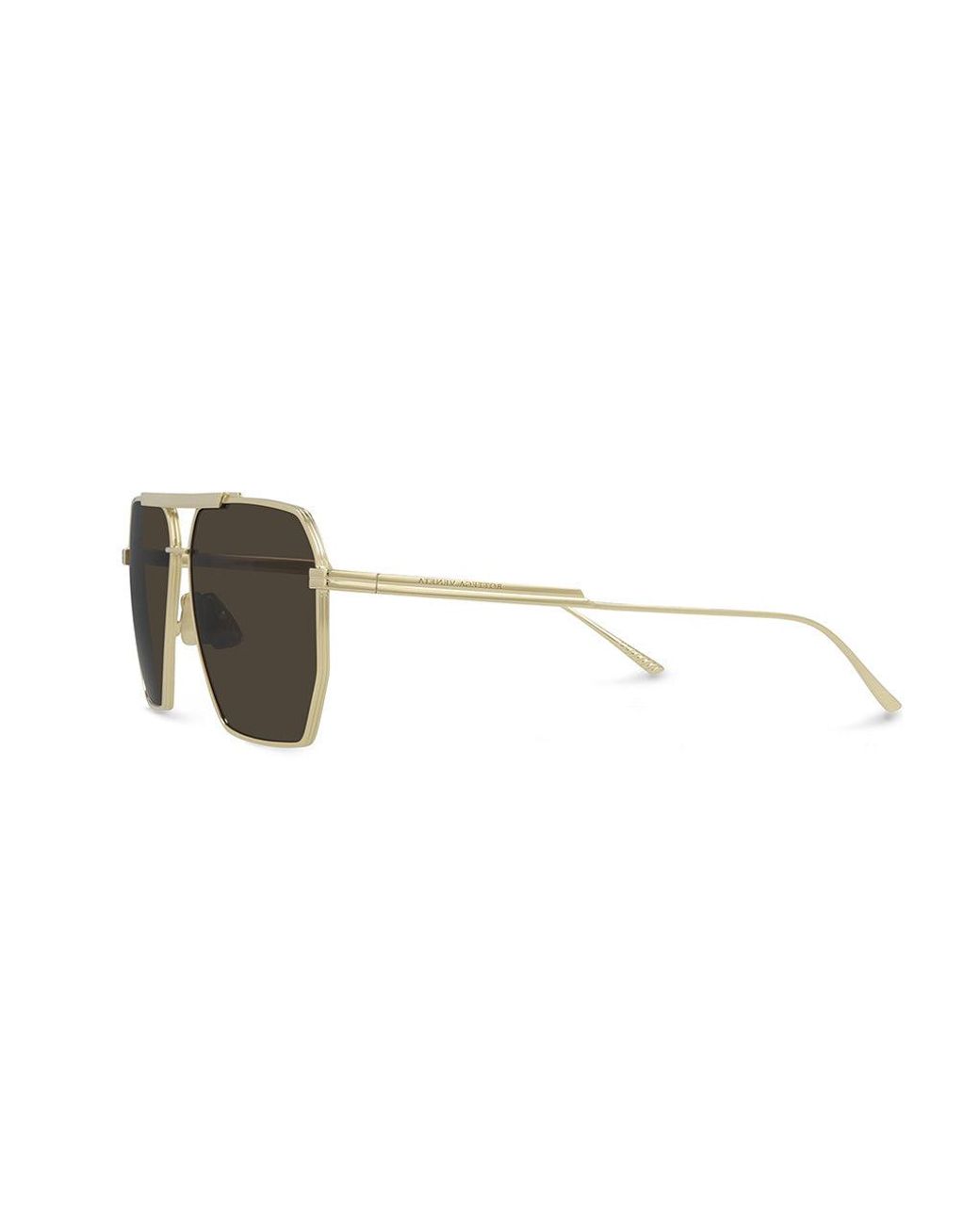 Bottega Veneta Black Bv1012S 003 Sunglasses Metal Pilot Normal for men