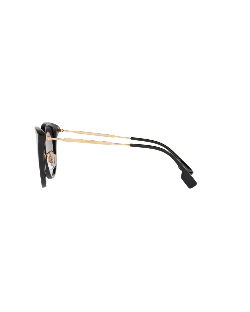 Burberry Black Be4289D 30018G Sunglasses Acetate Round Normal Shaded