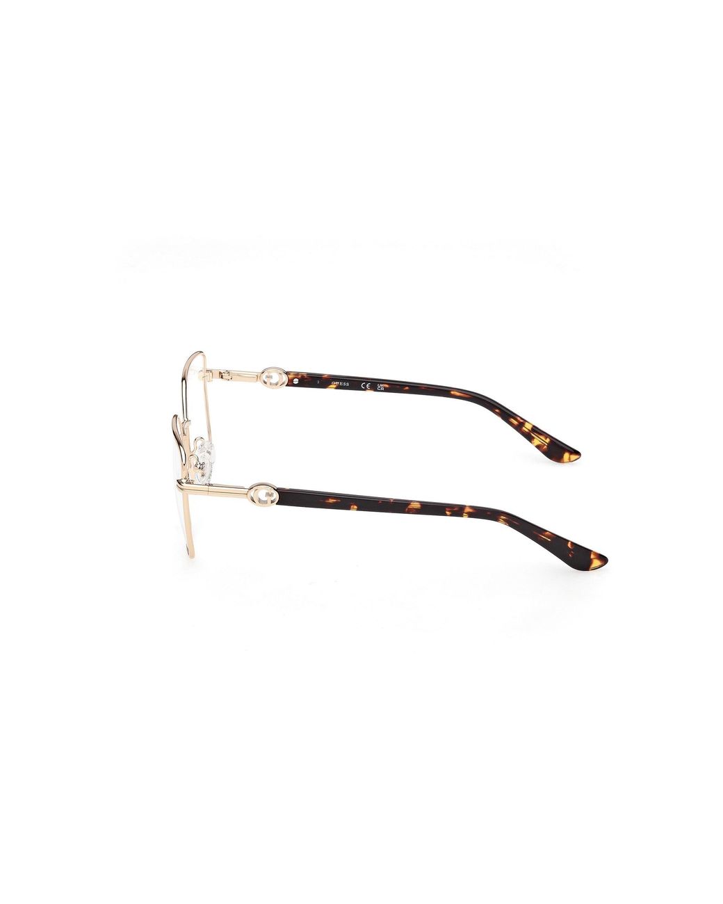 Guess Black Gu50313 032 Optical Frames Metal Squared Normal