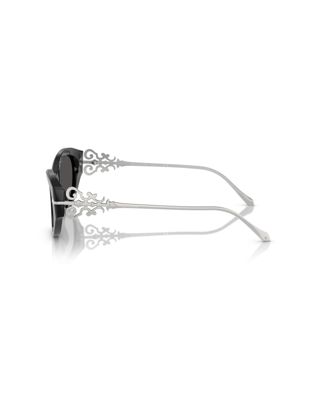 Ralph Lauren Black Rl8227U 500187 Sunglasses Acetate Cat Eye Normal