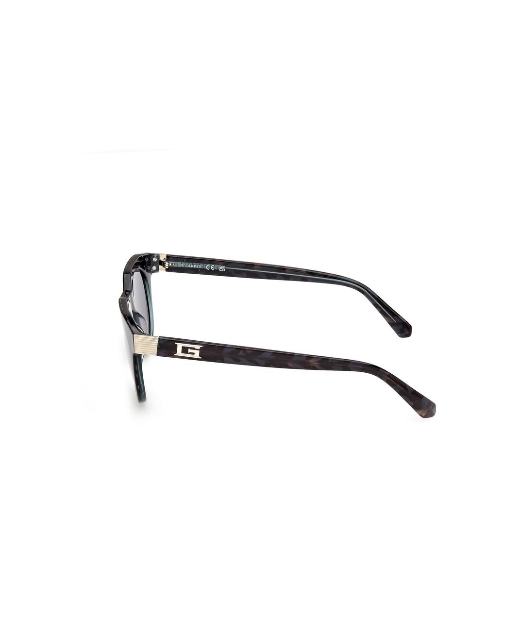 Guess Black Gu00214 98V Sunglasses Acetate Round Normal for men