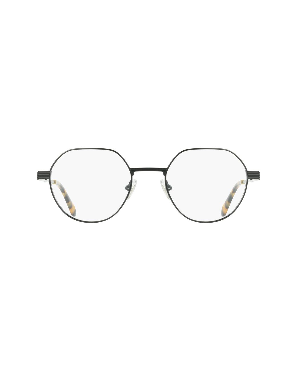 Ferragamo Black Sf2605 002 Optical Frames Titanium Squared Normal for men