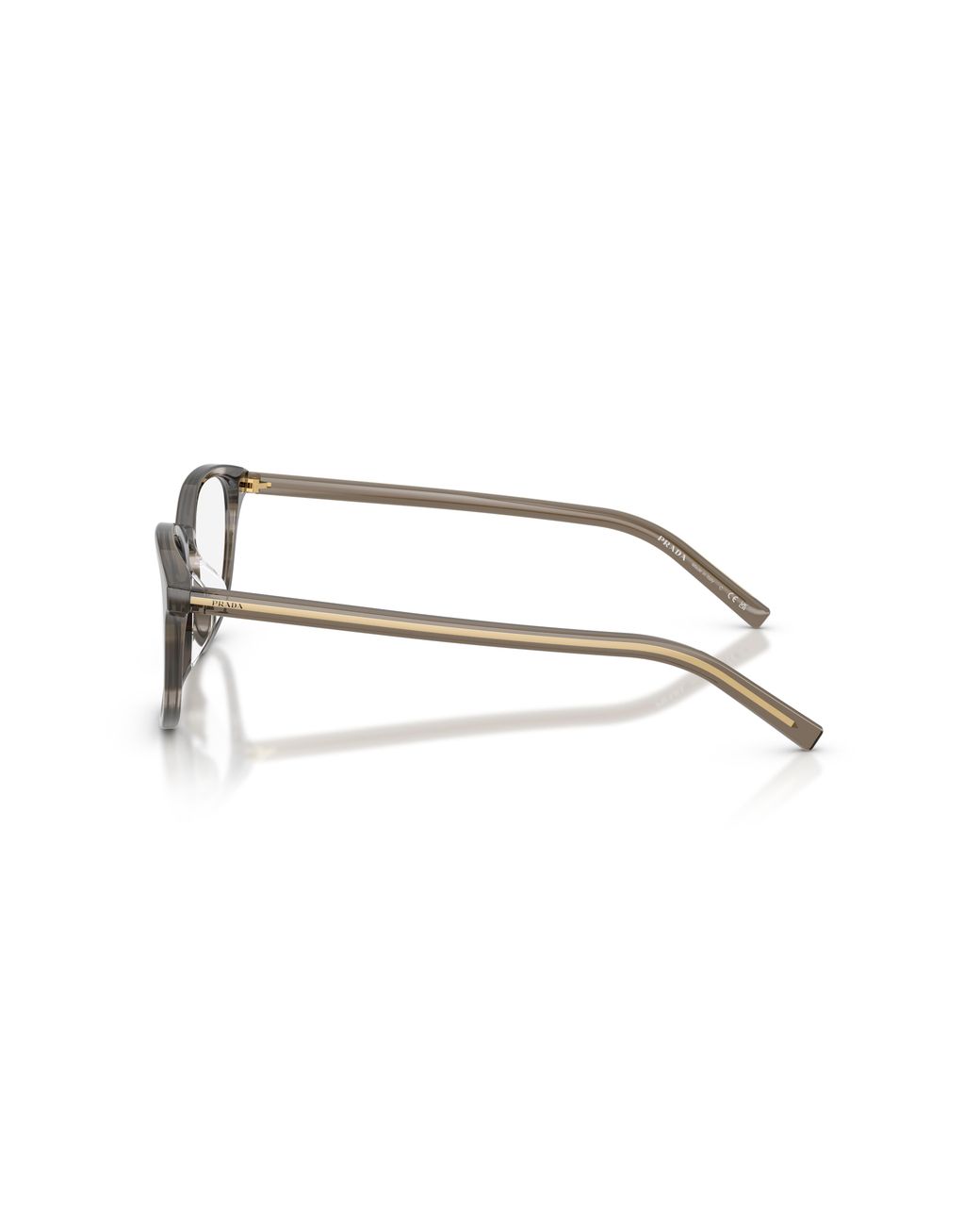 Prada Black Pr D14Vd 26O1O1 Optical Frames Acetate Transparent Pantos Normal