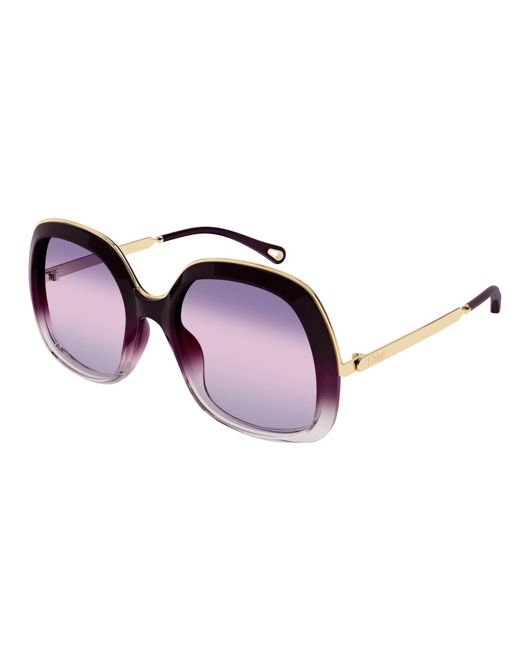 Chloé Black Ch0327S 004 Sunglasses Acetate Squared Sfumato