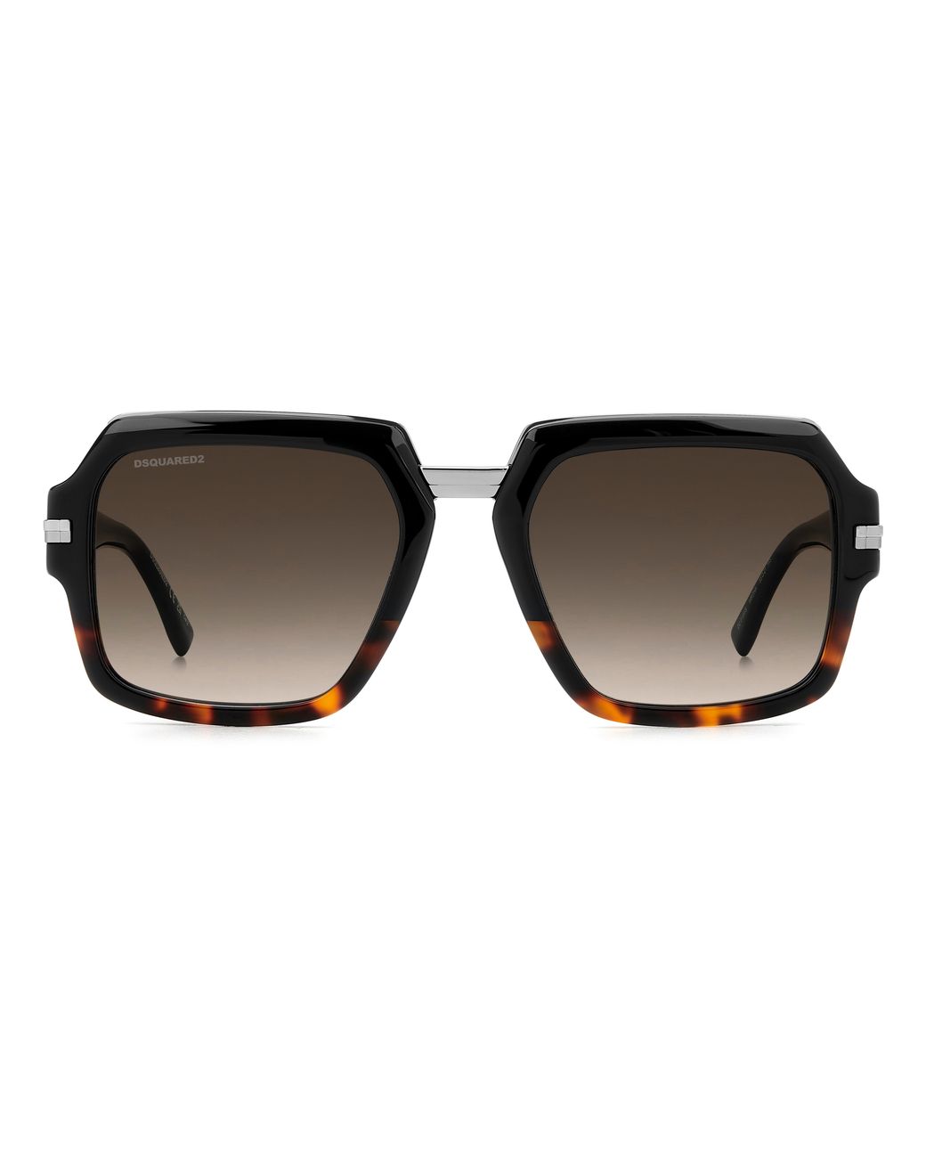 DSquared² Black D2 0159/S Wr7/Ha Sunglasses Acetate Squared Normal Shaded for men