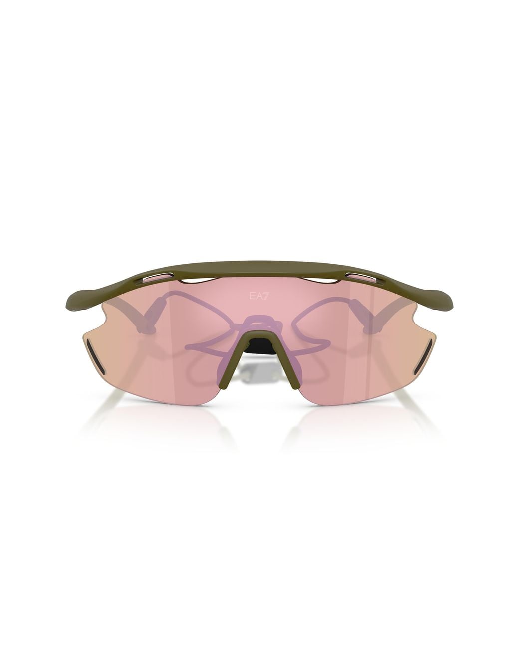 Moncler Black Q74002 62927J Sunglasses Injected Geometric Mirror for men