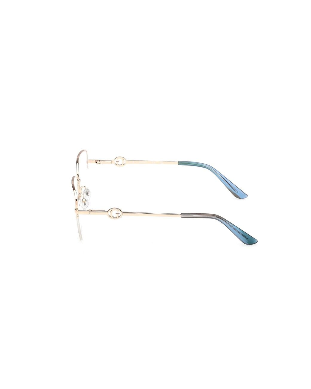 Guess Black Gu50347 032 Optical Frames Metal Squared Normal