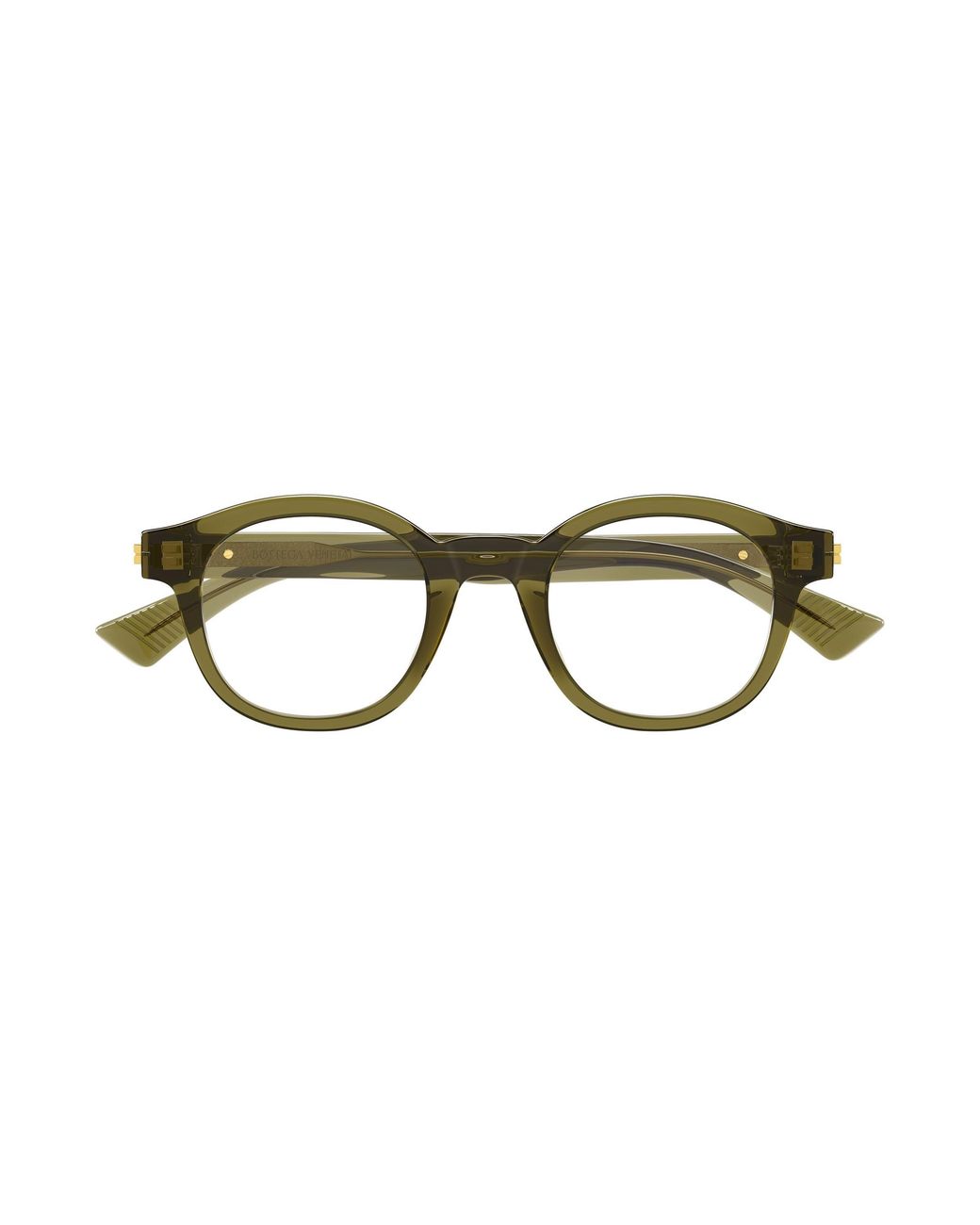 Bottega Veneta Black Bv1413O 004 Optical Frames Acetate Transparent Round for men