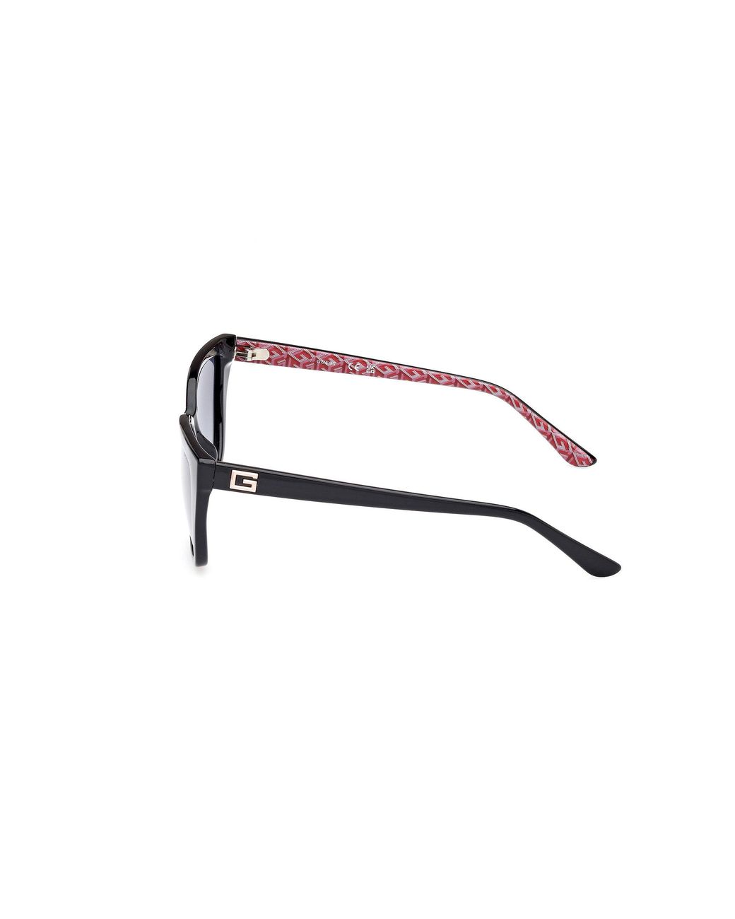 Guess Black Gu7919 01D Sunglasses Injected Smoke Cat Eye Polarized Shaded