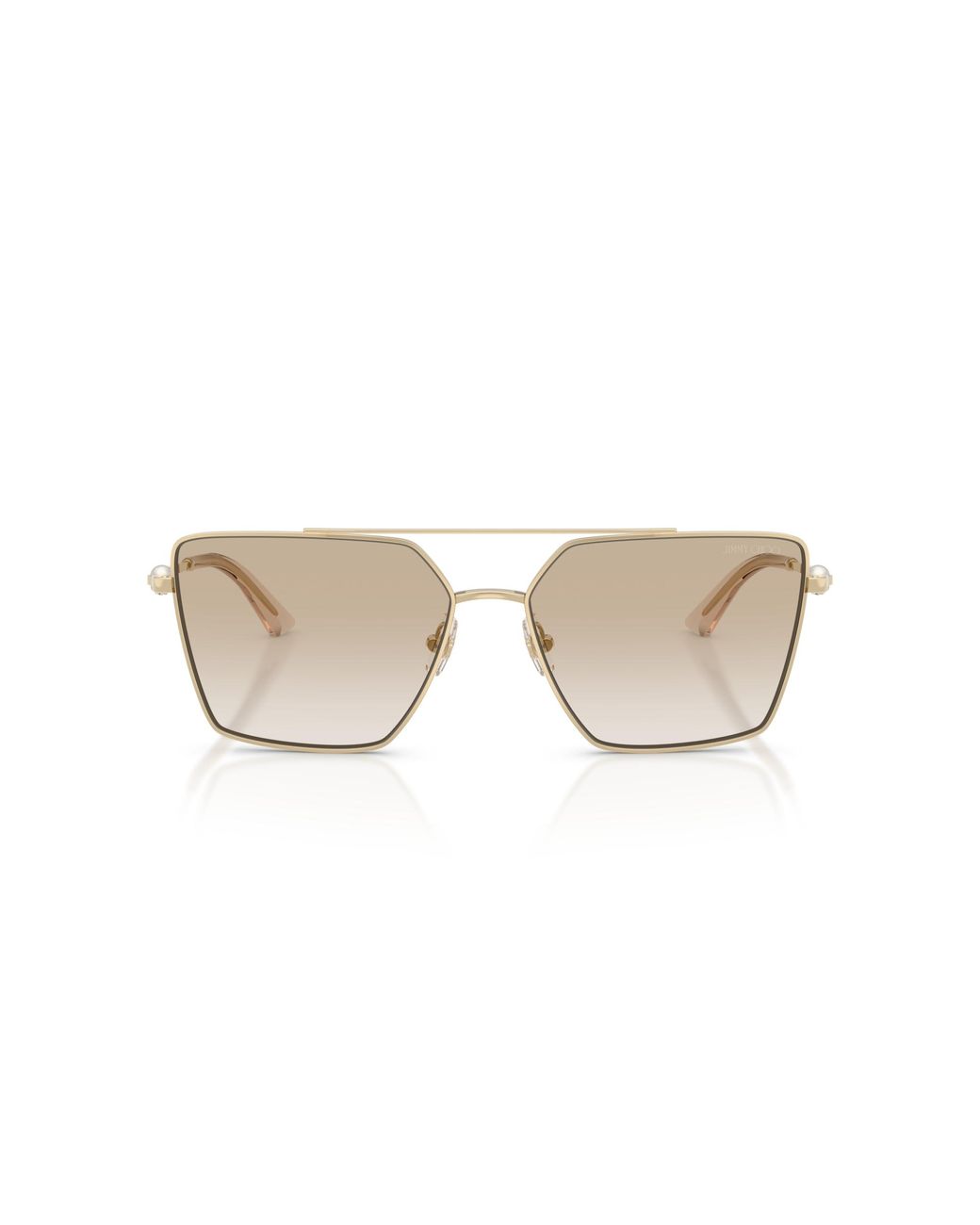 Jimmy Choo Black Jc4016Hb 300611 Sunglasses Metal Squared Normal Shaded