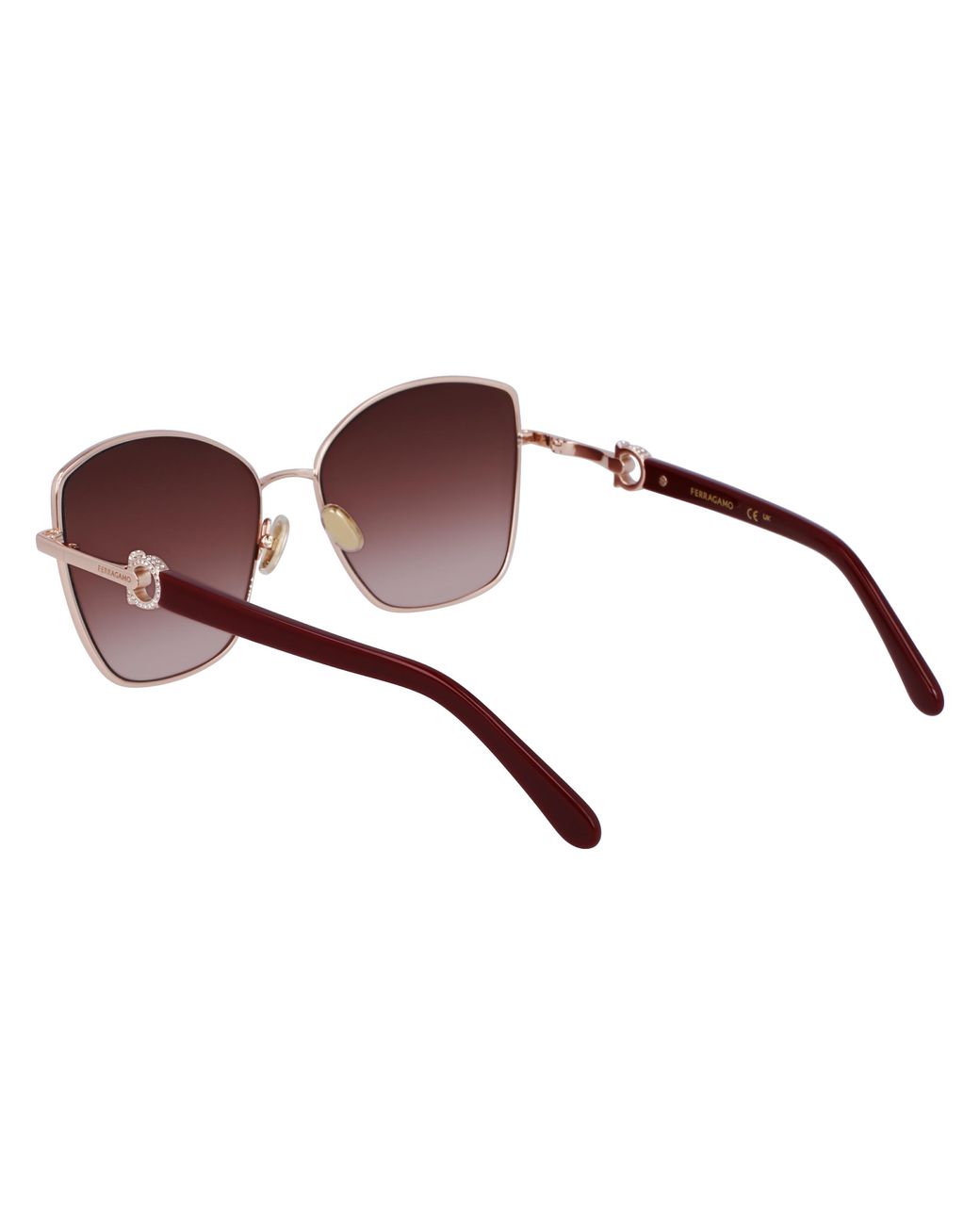 Ferragamo Black Sf312Sr 773 Sunglasses Metal Normal Normal