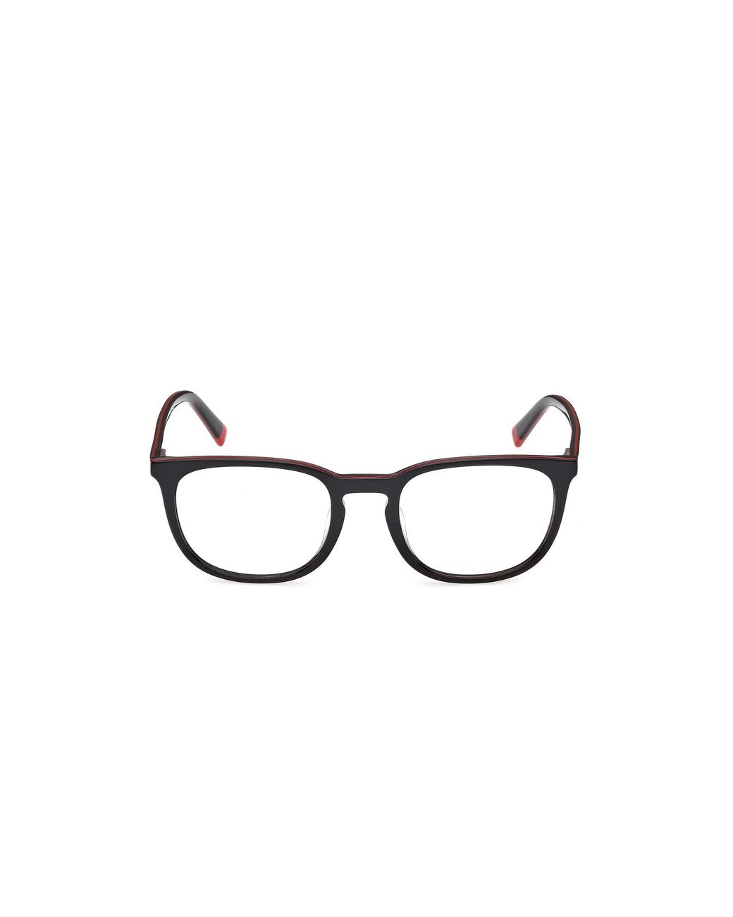 Timberland Black Tb50096-H 001 Optical Frames Acetate Round Normal for men