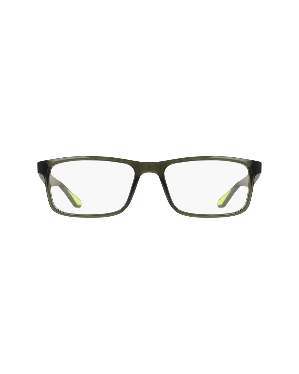 Nike Black 7416 315 Optical Frames Bio-Injected Squared Normal for men