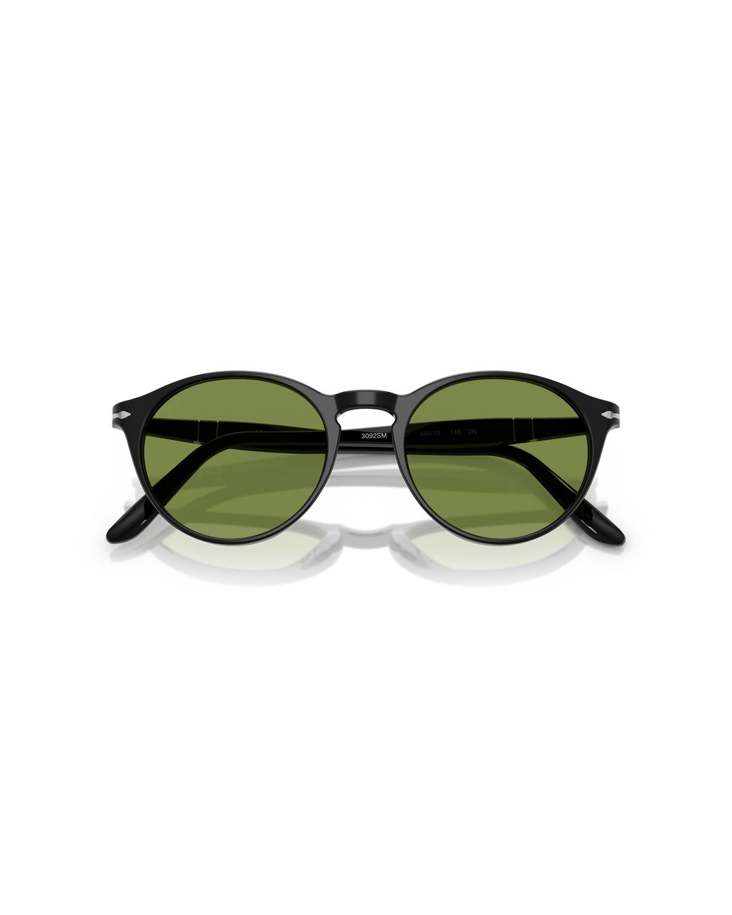 Persol Green Po3092Sm 95/4E Sunglasses Acetate Round Normal for men