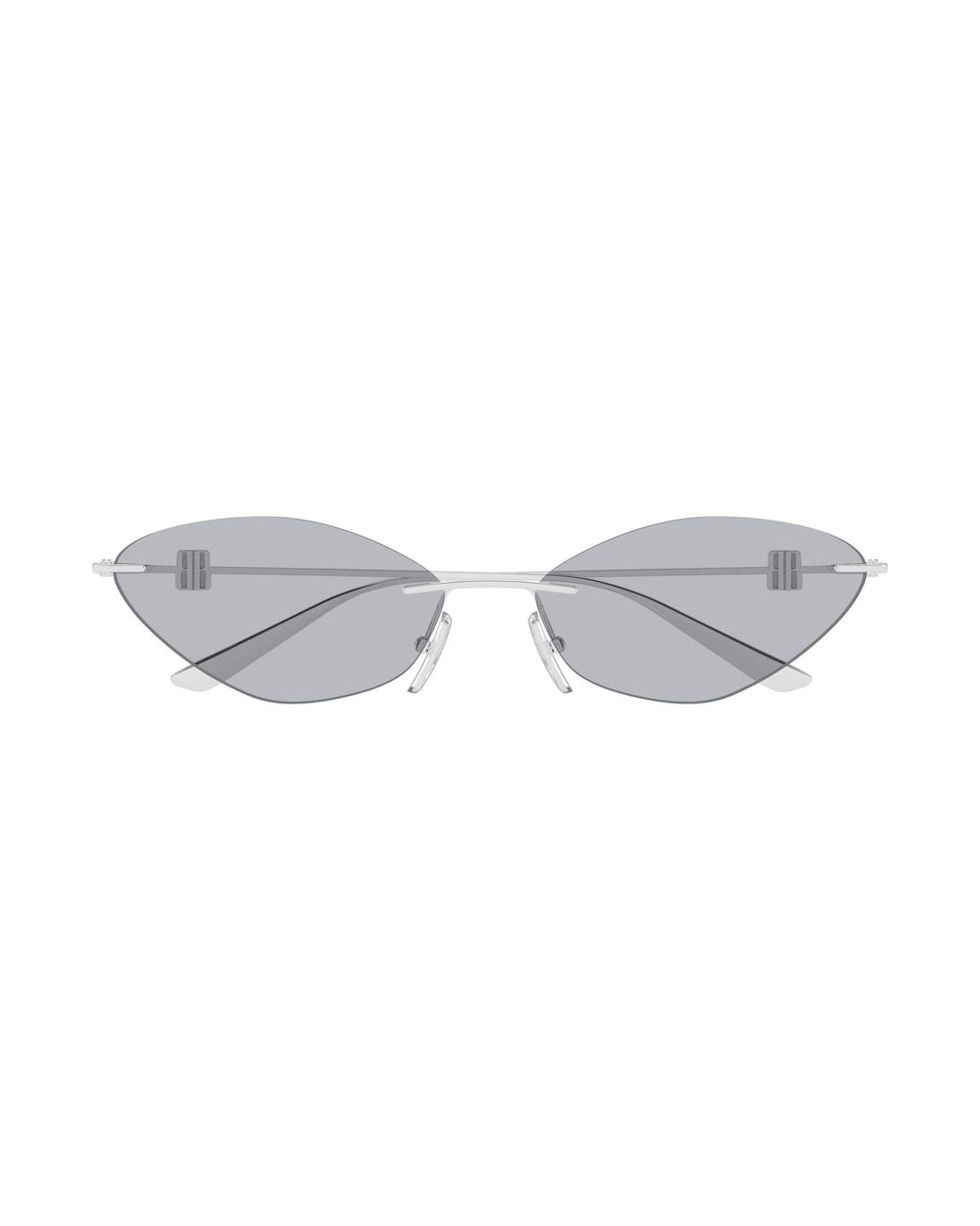 Balenciaga Black Bb0536S 003 Sunglasses Metal Geometric