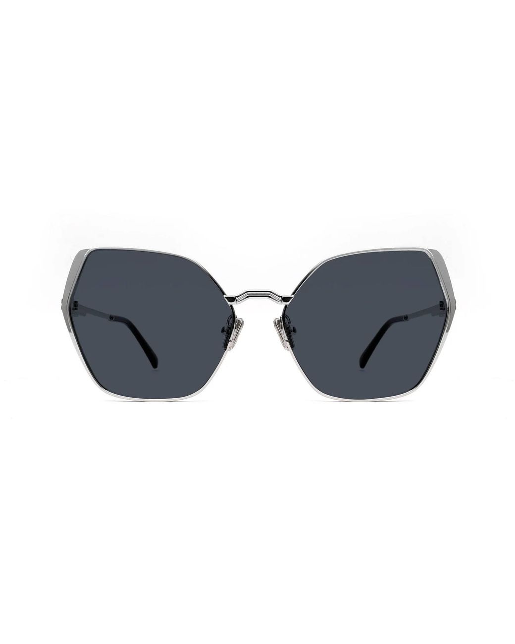 Xlab Blue Midway Sunglasses Metal Smoke Squared Polarized