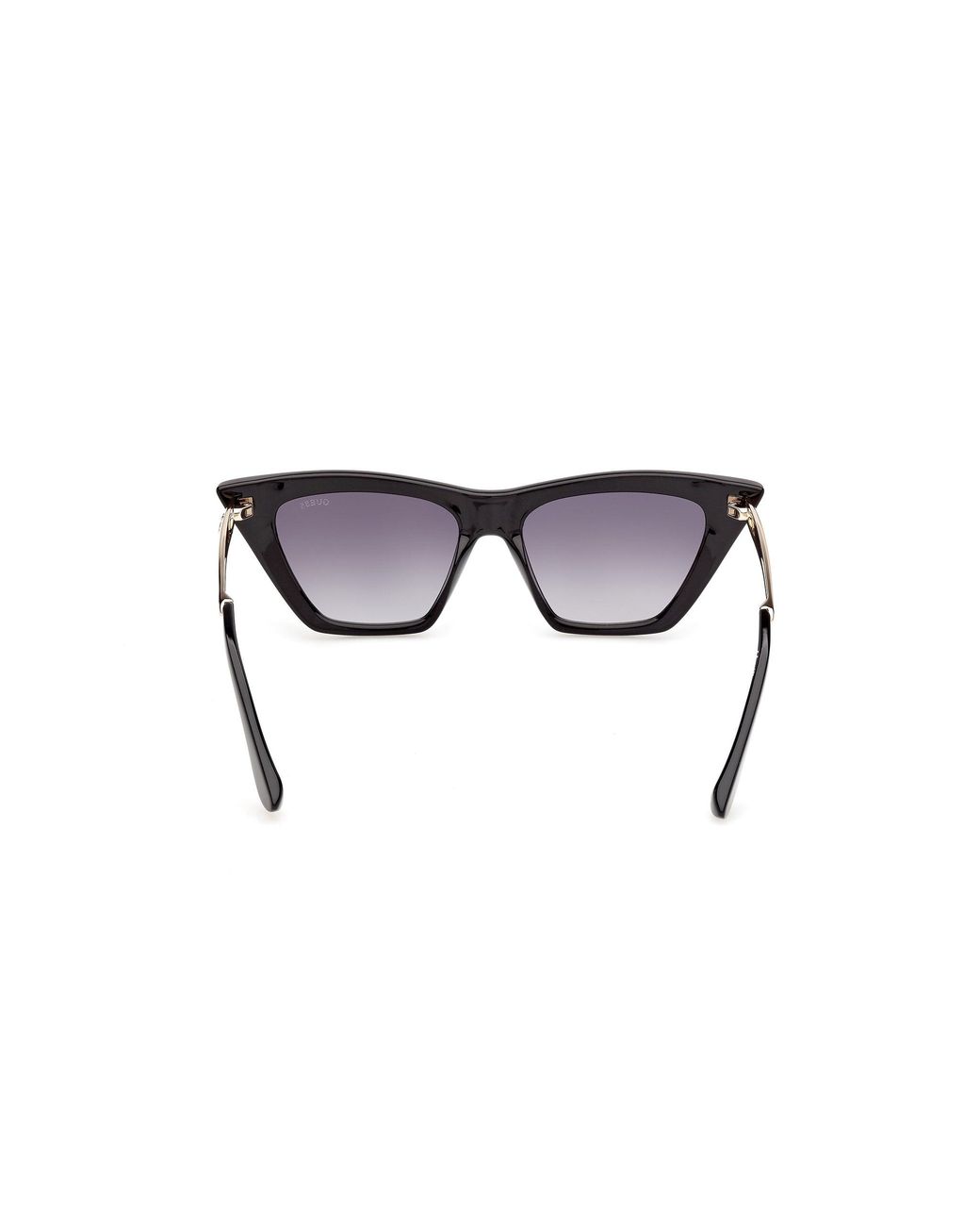 Guess Black Gu00310 01B Sunglasses Injected Smoke Cat Eye Normal