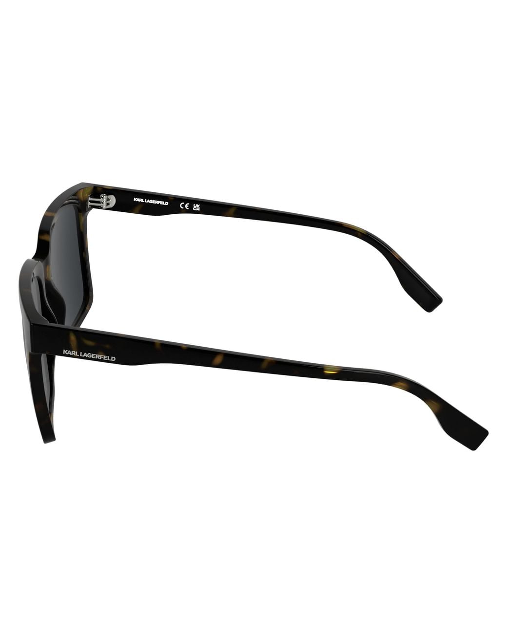 Karl Lagerfeld Black Kl6224S 242 Sunglasses Bio-Injected Smoke Squared Normal for men