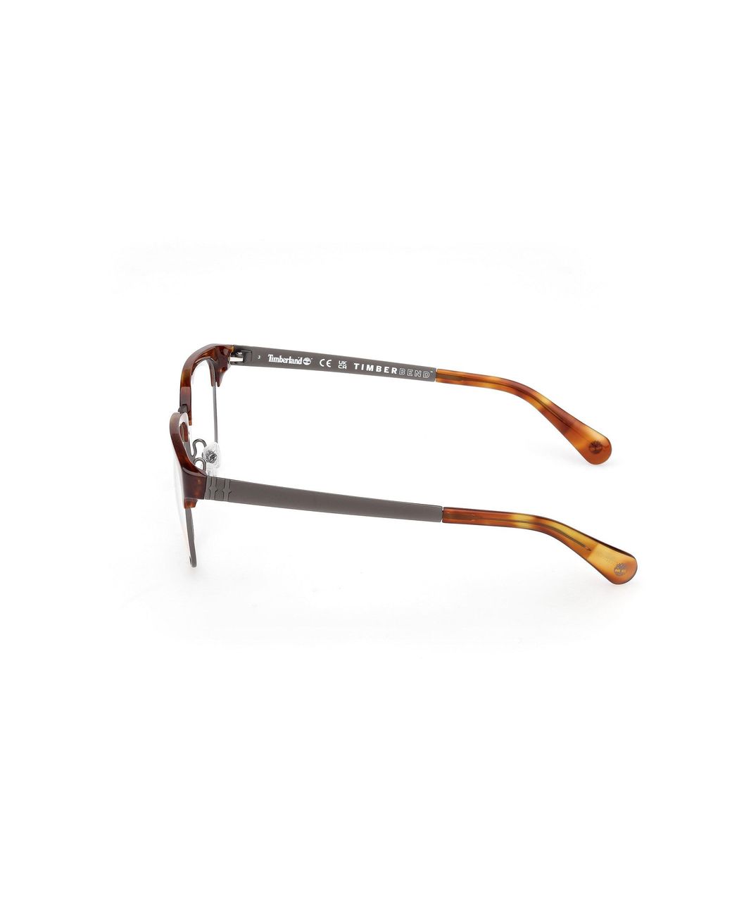 Timberland Black Tb50088 056 Optical Frames Metal Squared Normal for men