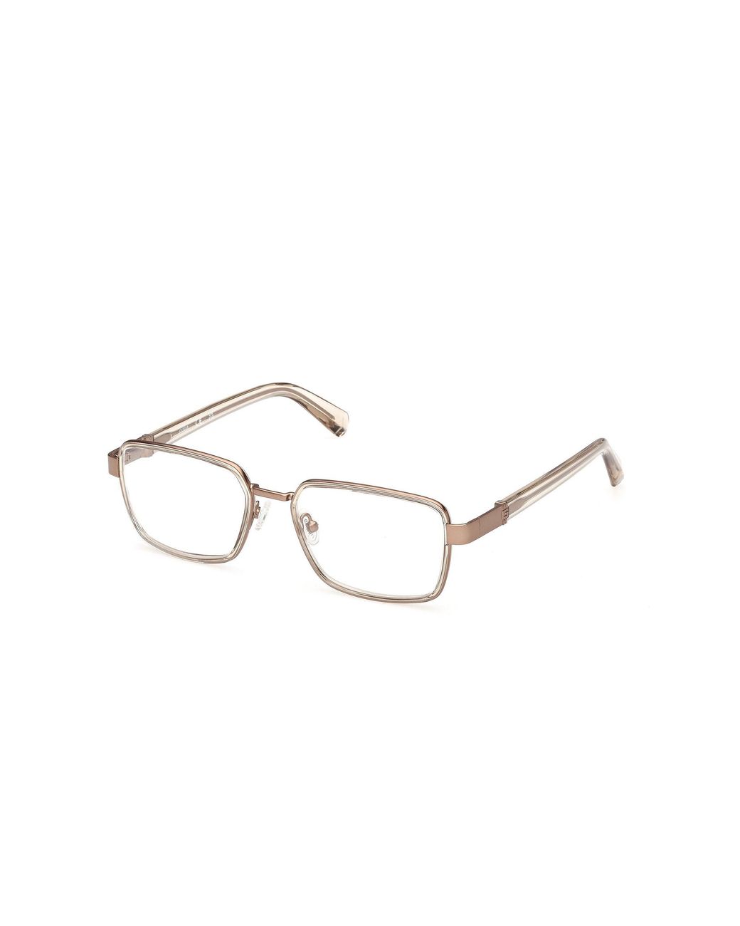 Guess Black Gu50371 045 Optical Frames Metal Squared Normal for men