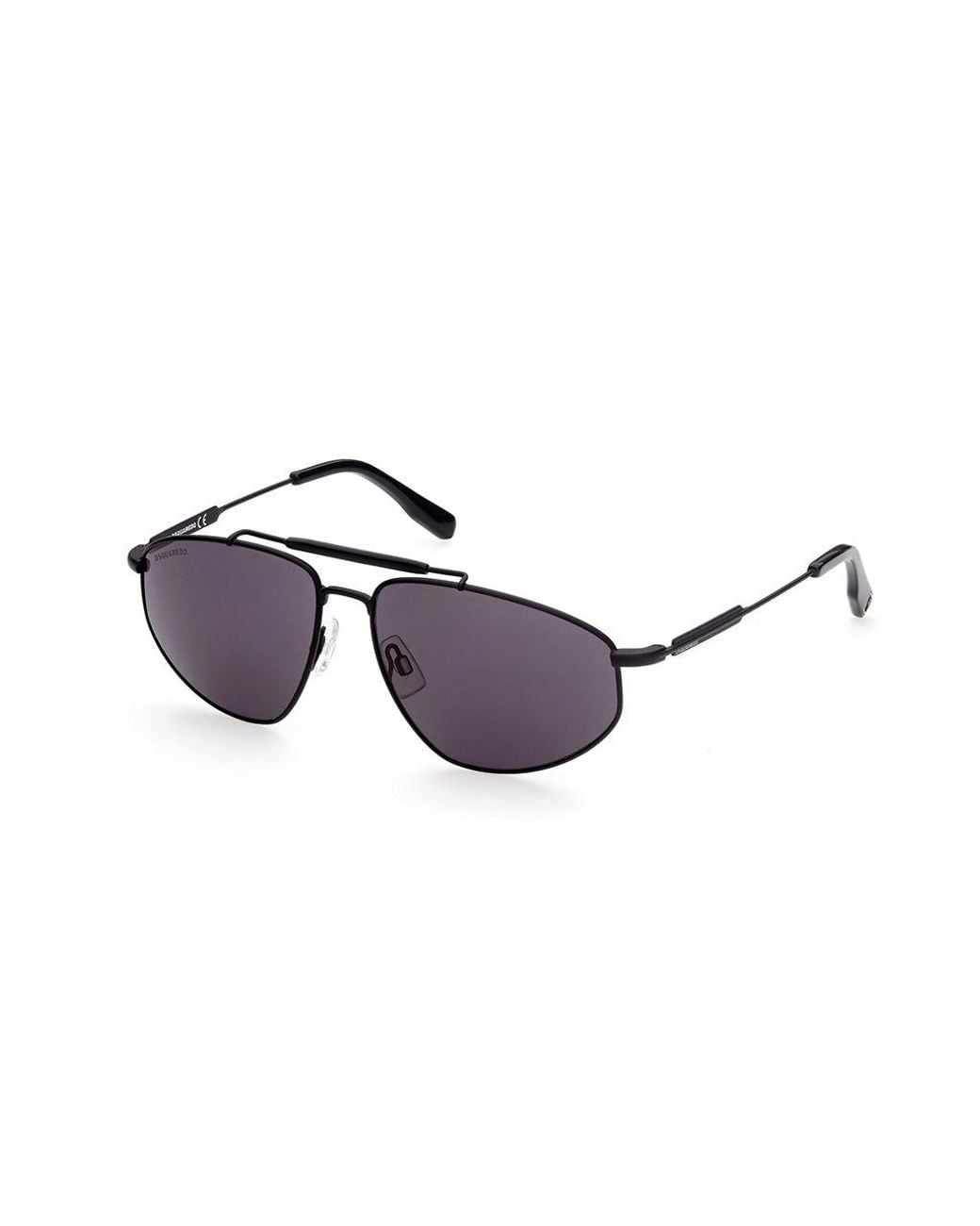 DSquared² Black Dq0354 02A Outlet Sunglasses Metal Geometric Normal for men