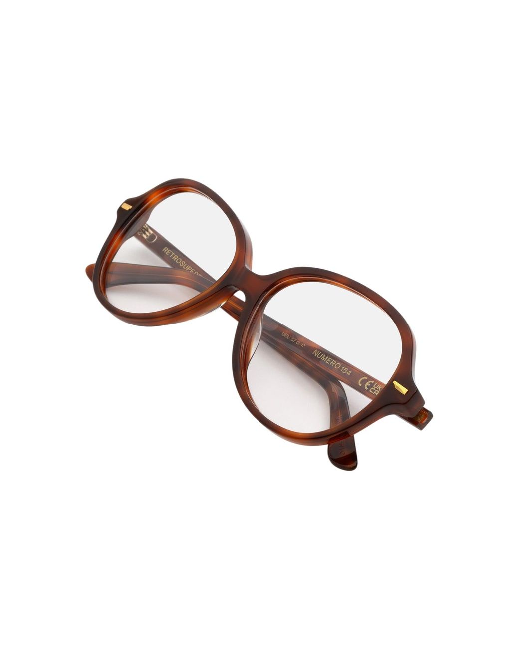 Retrosuperfuture Black Ukl Numero 154 Optical Frames Acetate Butterfly