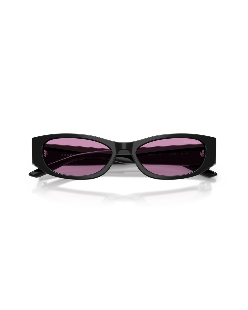 Prada Black Pr D22S 16K30G Sunglasses Acetate Squared Normal