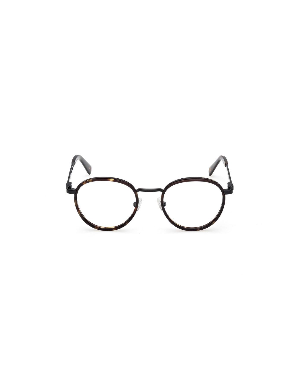 Guess Black Gu50324 52 Optical Frames Injected Round Normal for men