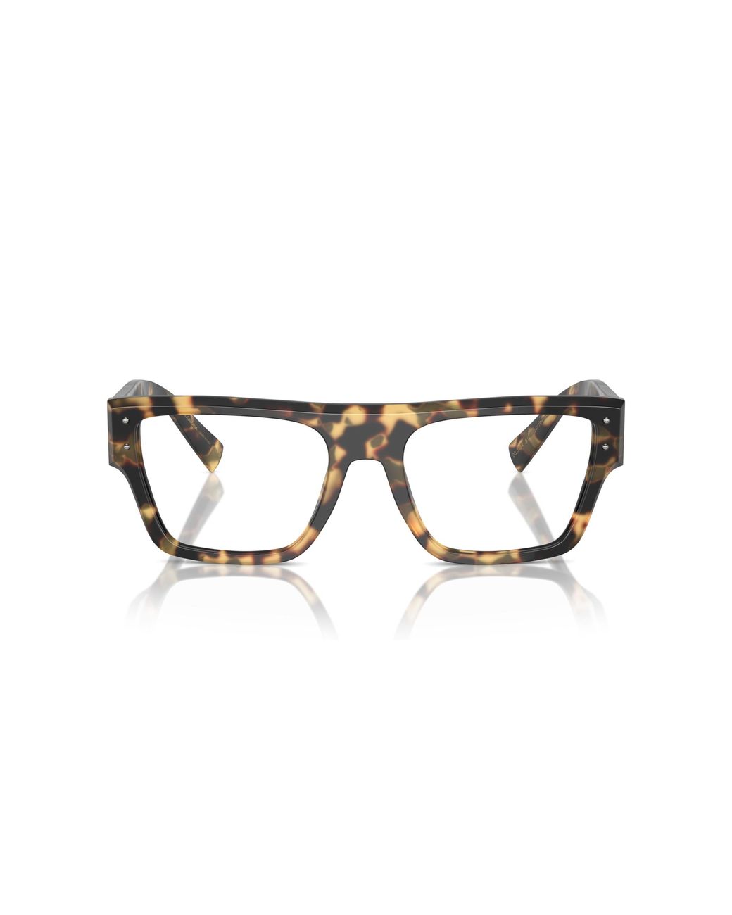 Dolce & Gabbana Black Dg3384 512 Optical Frames Acetate Transparent Squared Normal for men