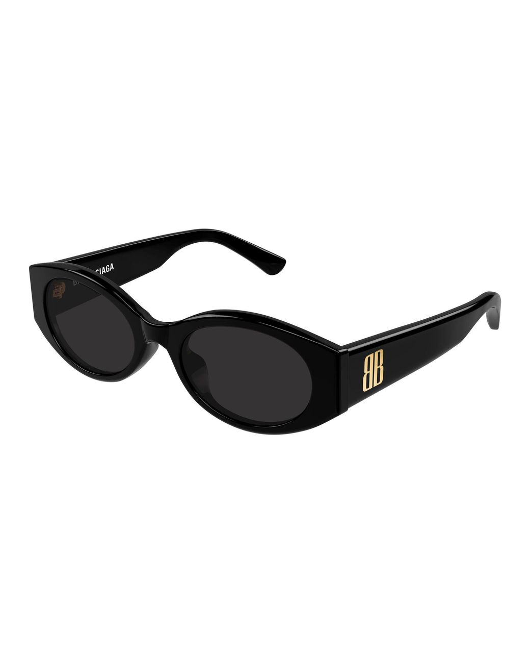 Balenciaga Black Bb0477Sa 001 Sunglasses Acetate Round