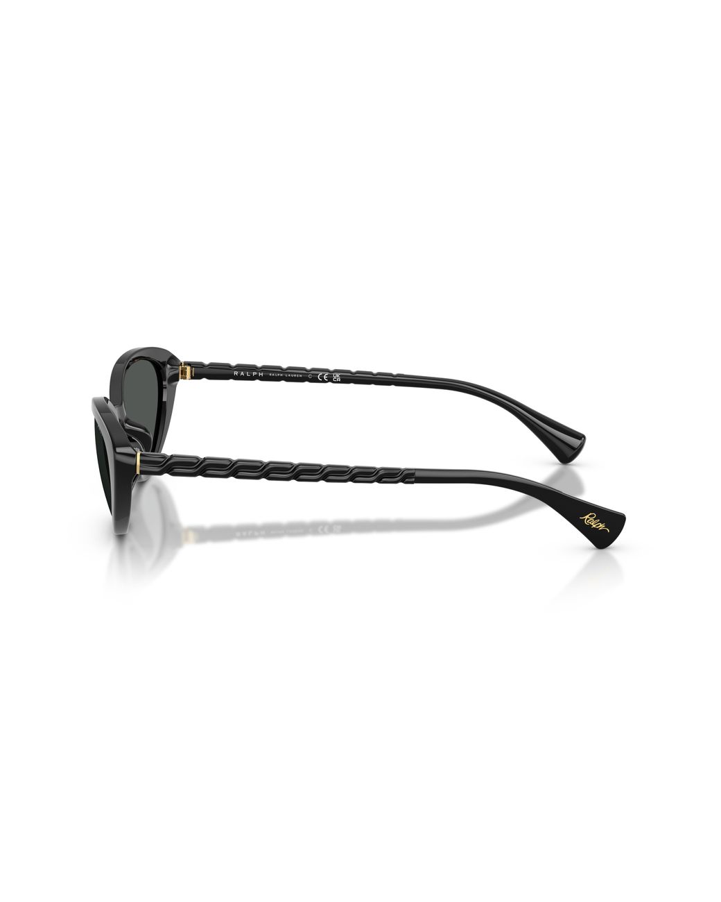 Ralph Lauren Black Ra5338U 500187 Sunglasses Injected Butterfly Normal Shaded