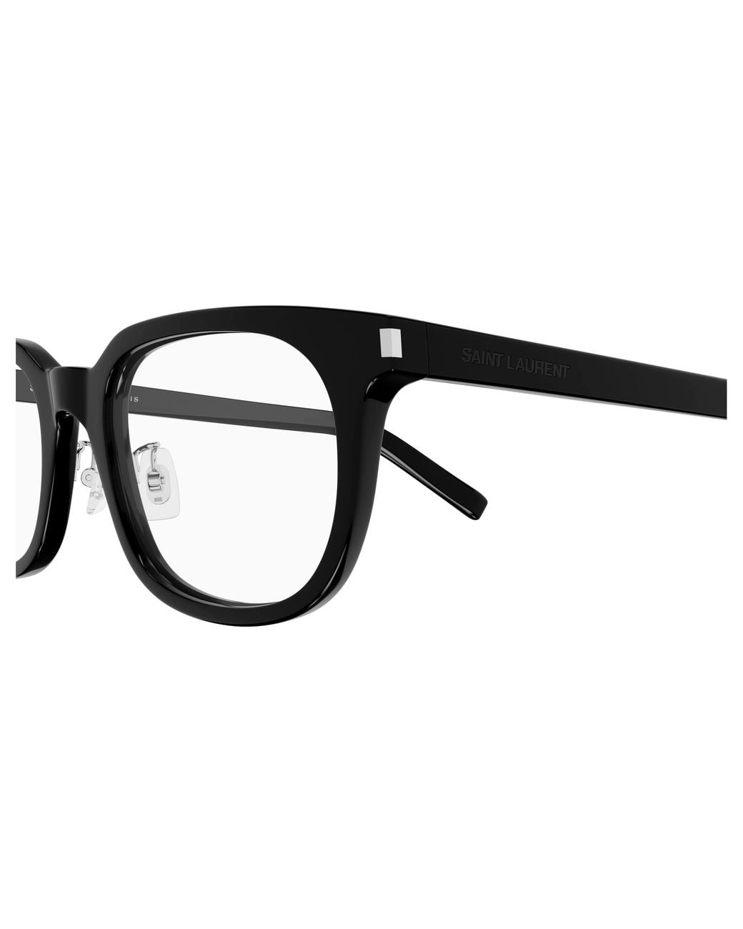 Saint Laurent Black Sl 840/J 001 Optical Frames Acetate Transparent Squared