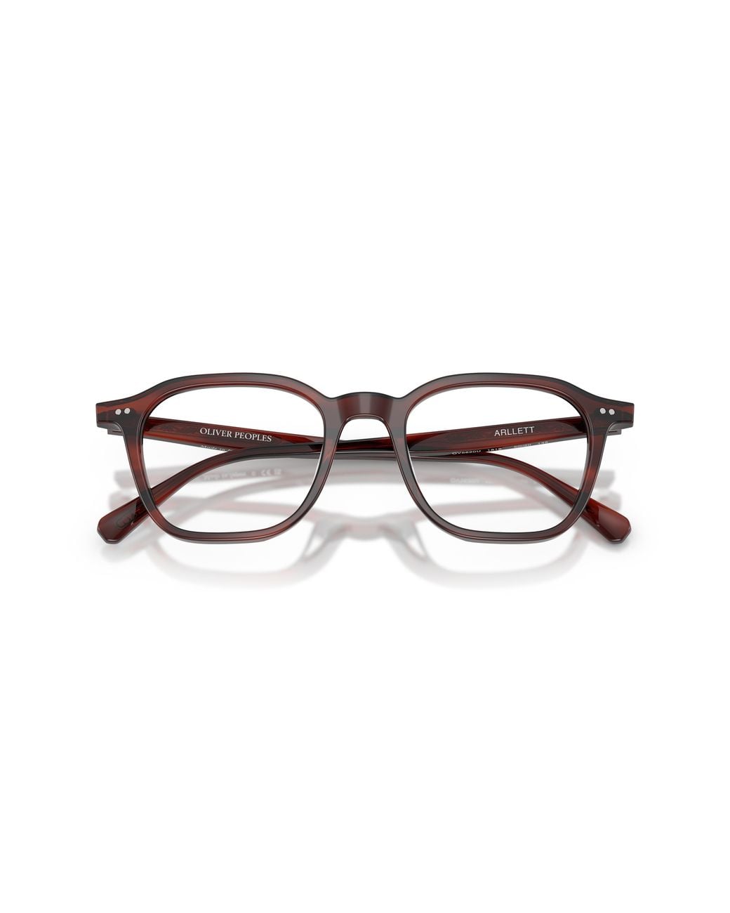 Oliver Peoples Black Ov5620U Arllett 1821 Optical Frames Acetate Transparent Squared Normal
