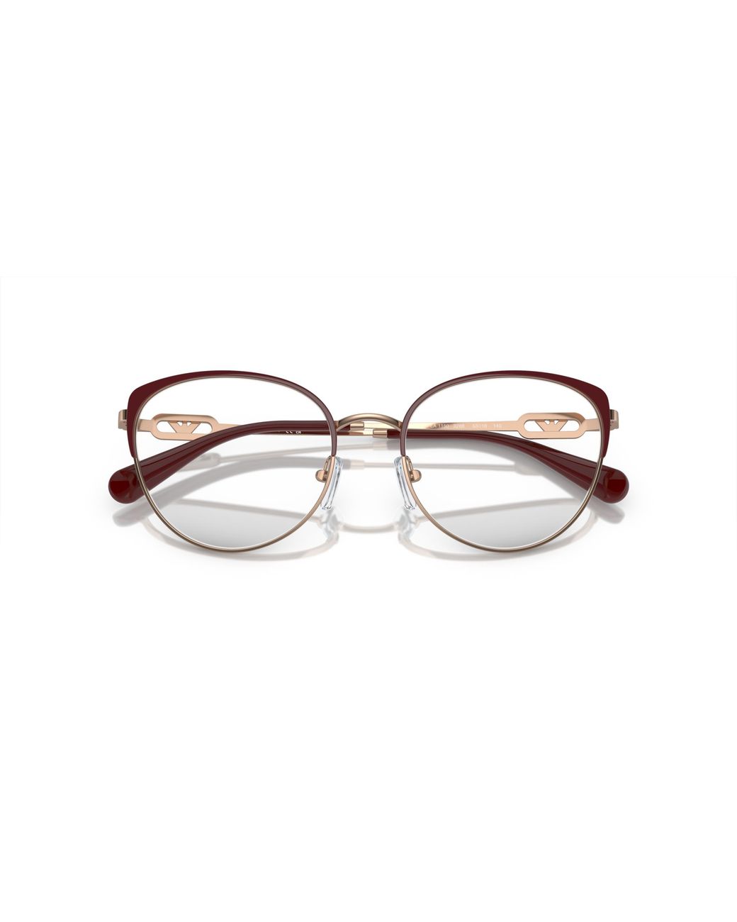 Emporio Armani Black Ea1150 3268 Optical Frames Metal Cat Eye Normal