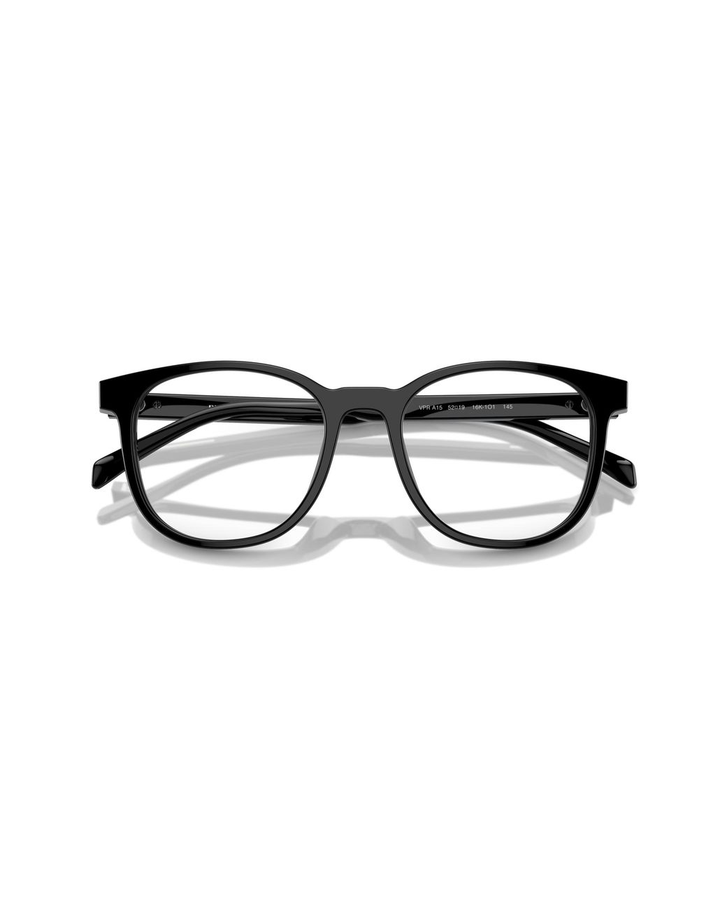 Prada Black Pr A15V 08Q1O1 Optical Frames Acetate Transparent Pantos Normal for men