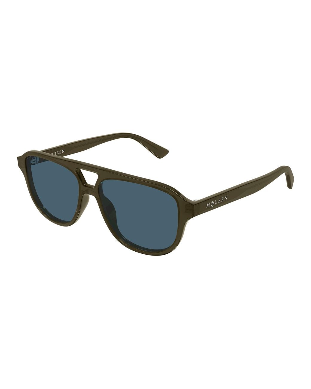 McQueen Black Am0573S 004 Sunglasses Acetate Pilot