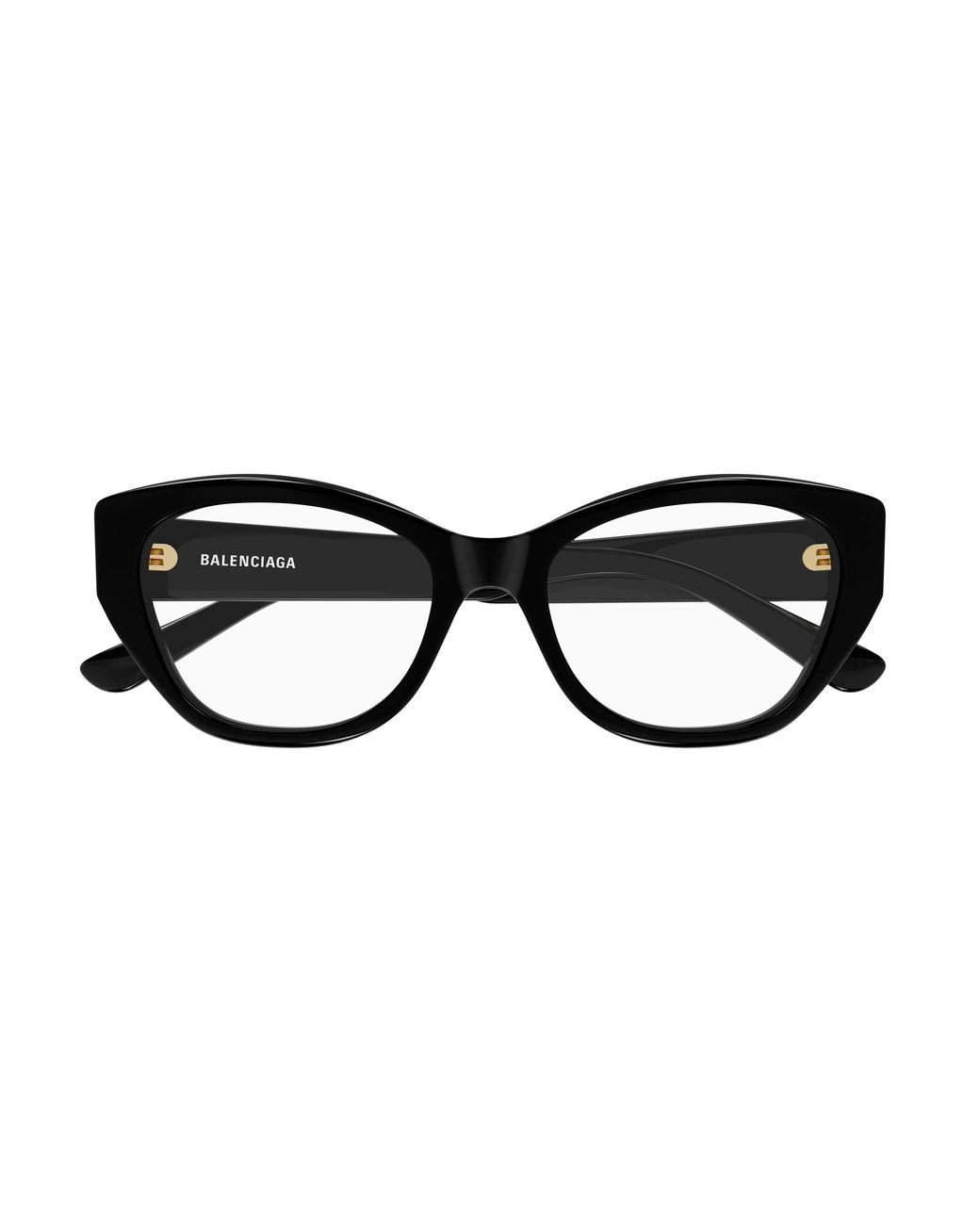 Balenciaga Black Bb0481O 001 Optical Frames Acetate Transparent Cat Eye