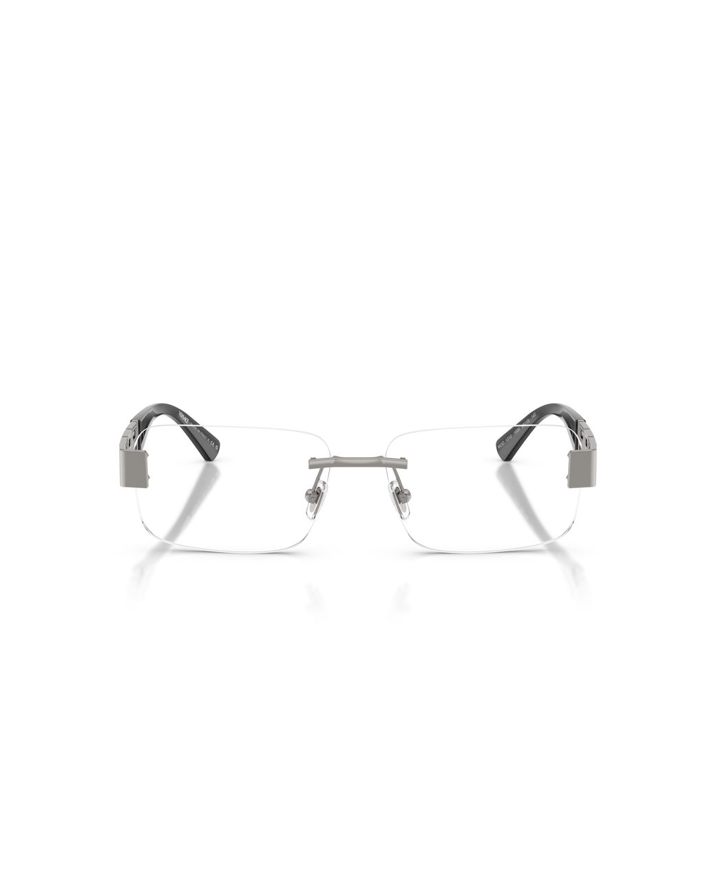 Versace Black Ve1310 1001 Optical Frames Metal Pillow Normal for men