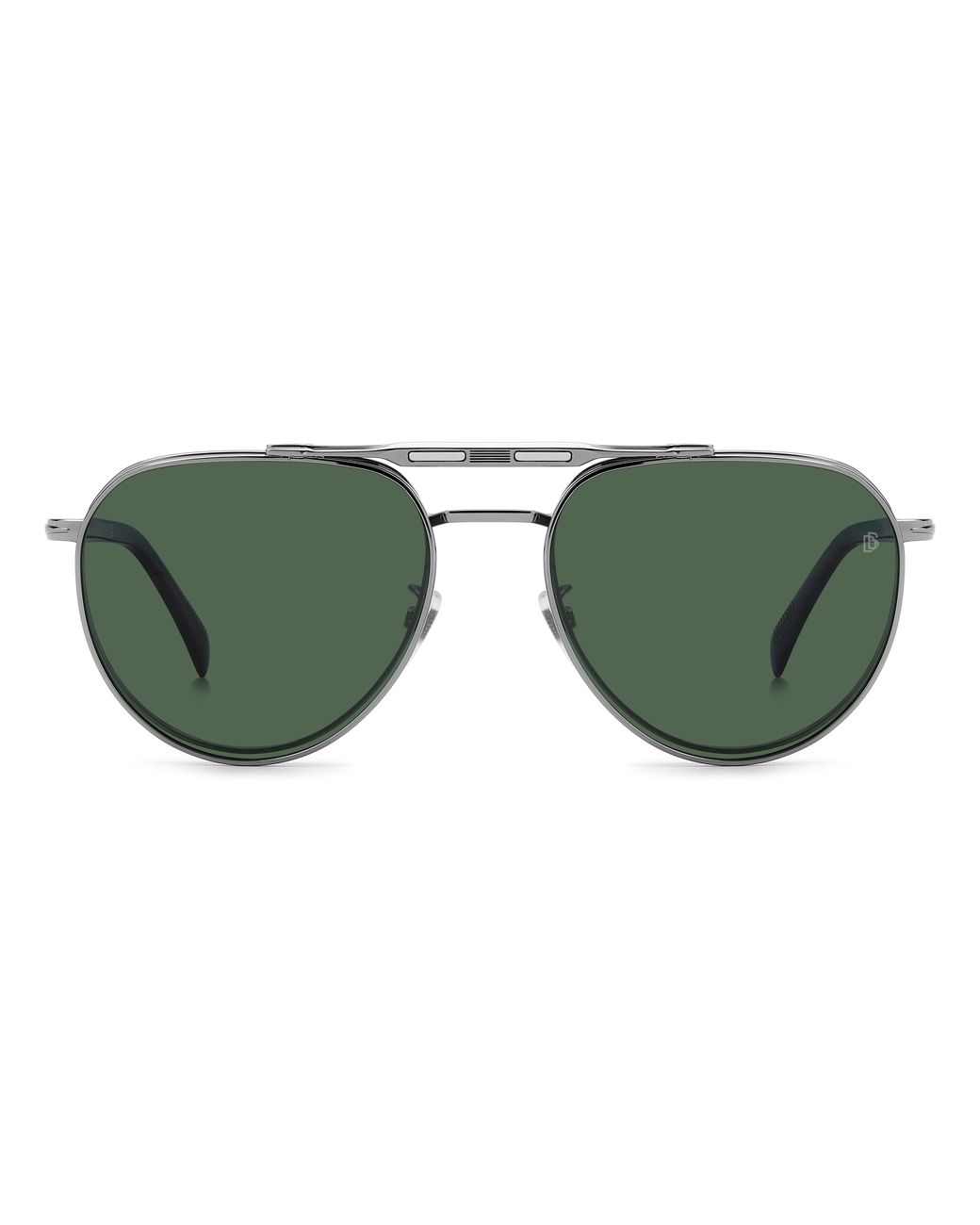 David Beckham Black Db 1238/C 31Z/Uc Optical Frames Metal Pilot Polarized for men