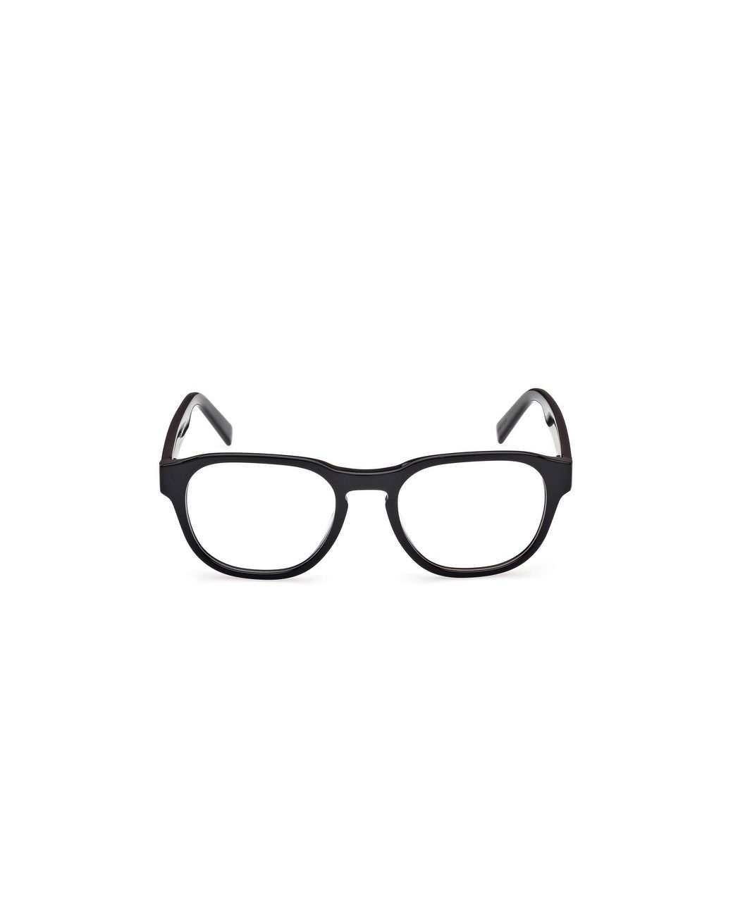 Timberland Black Tb50052 001 Optical Frames Acetate Round Normal for men