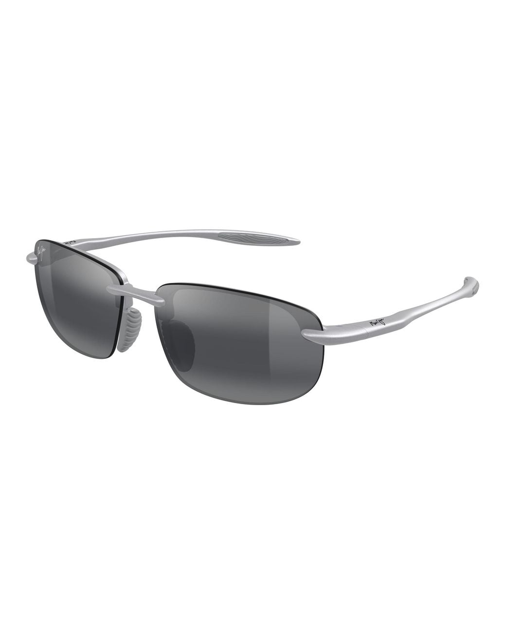 Maui Jim Black Mj0677Sa 002 Occhiali Da Sole Iniettato Grigio Squadrata