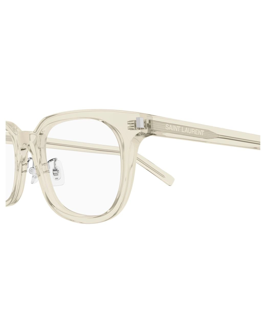 Saint Laurent Black Sl 840/J 004 Optical Frames Acetate Transparent Squared
