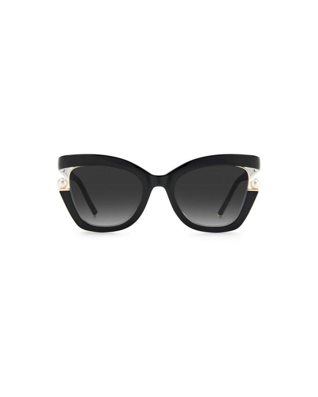 Carolina Herrera Black Ch 0002/S 807/9O Sunglasses Plastic Butterfly Shaded
