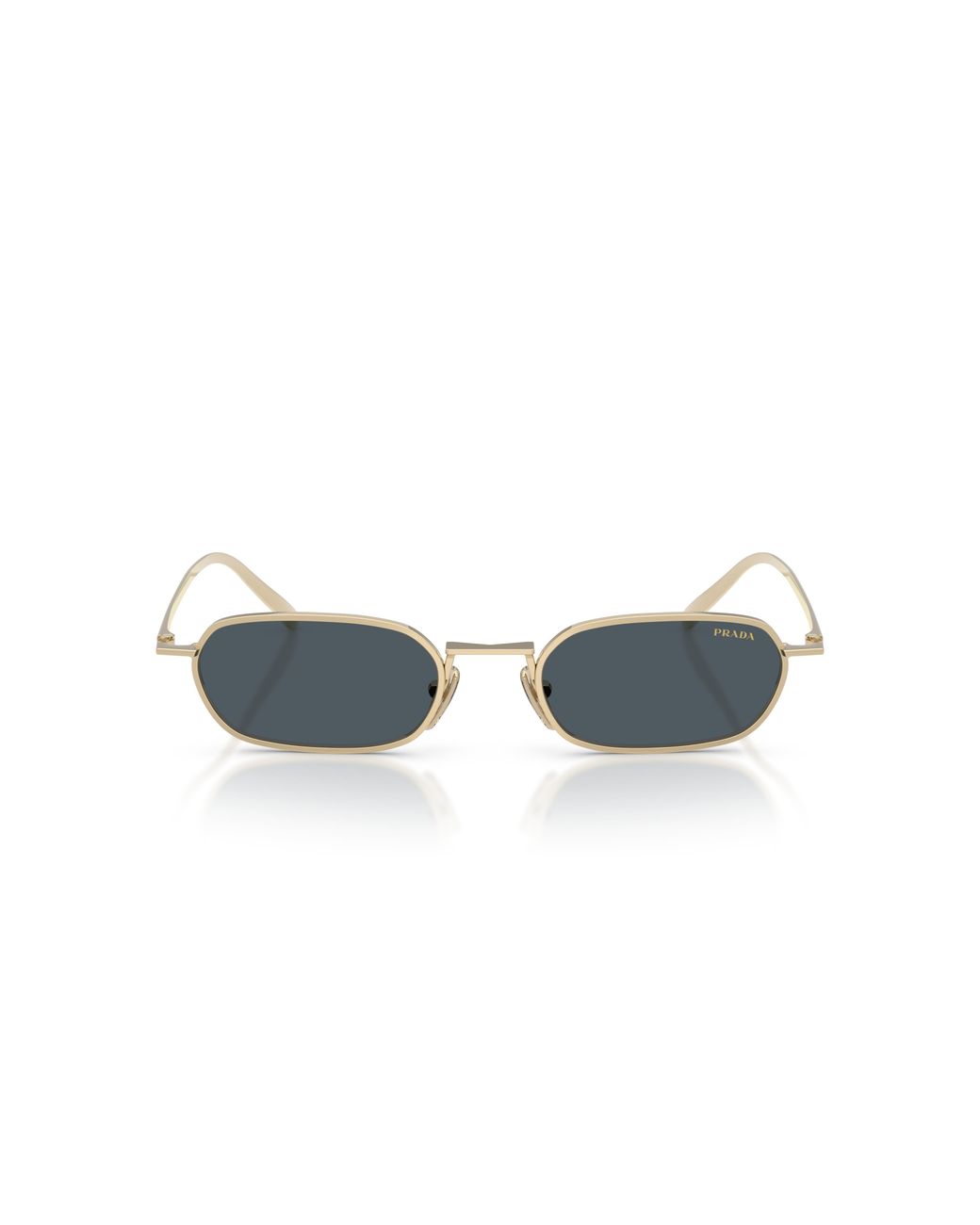 Prada Black Pr D58S Zvn70B Sunglasses Metal Round Normal